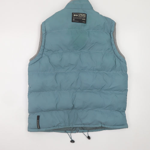 Crosshatch Men's Blue L Padded Bodywarmer Waistcoat