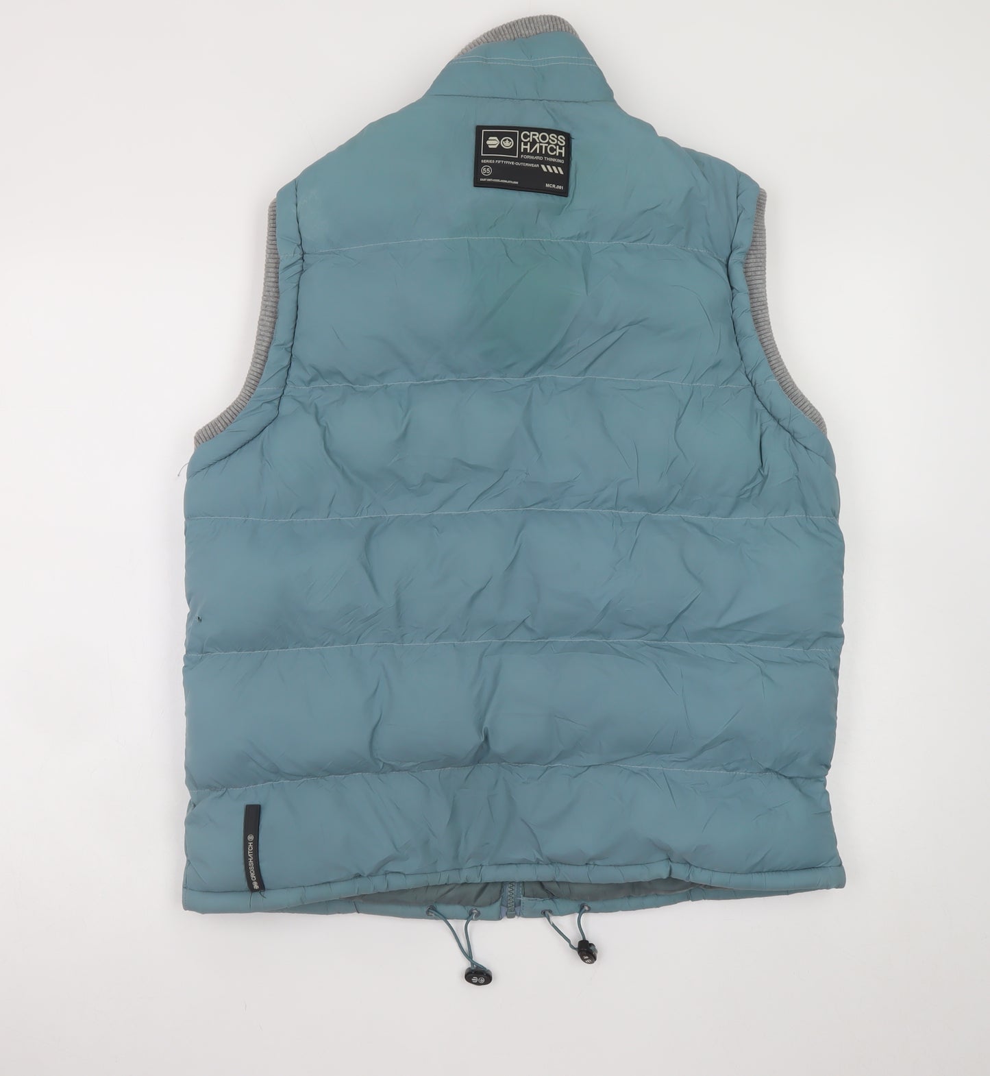 Crosshatch Men's Blue L Padded Bodywarmer Waistcoat