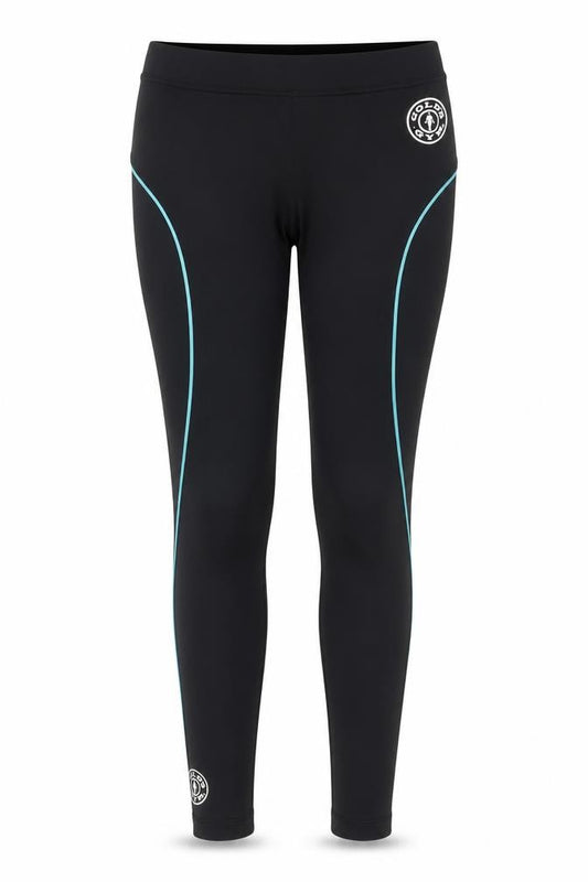 Gold's Gym Women's Black Ankle Leggings M Polyester Elastane