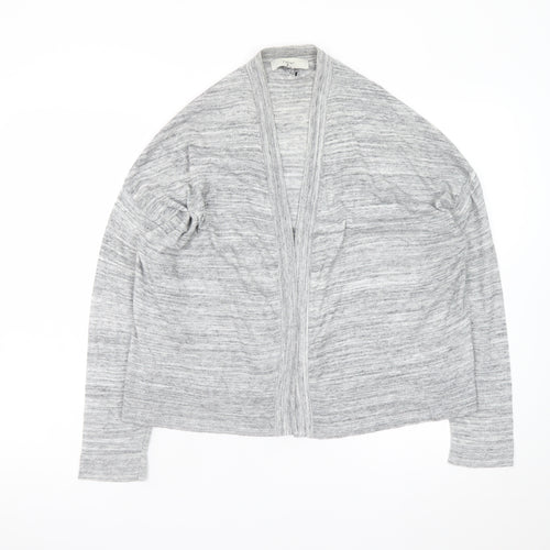 Next Women’s Grey Long Sleeve Open Knit Cardigan Size 10