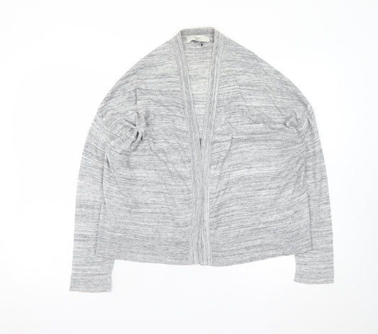 Next Women’s Grey Long Sleeve Open Knit Cardigan Size 10
