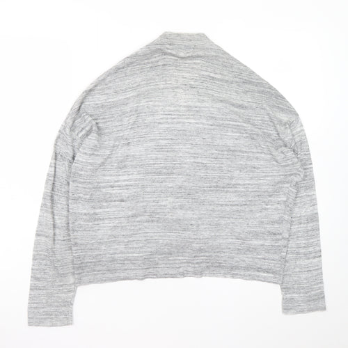 Next Women’s Grey Long Sleeve Open Knit Cardigan Size 10