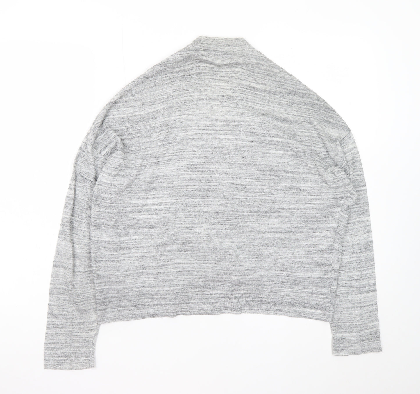 Next Women’s Grey Long Sleeve Open Knit Cardigan Size 10
