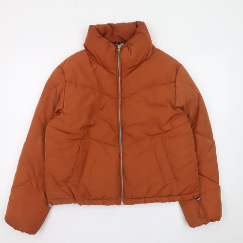 H&M Women’s Brown Short Puffer Jacket Size S