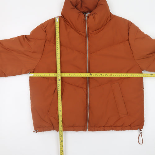 H&M Women’s Brown Short Puffer Jacket Size S