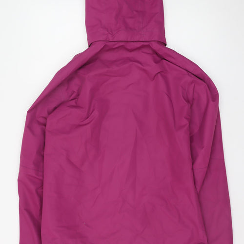 McKINLEY Womens Pink Waterproof Hooded Rain Coat Jacket Size 12