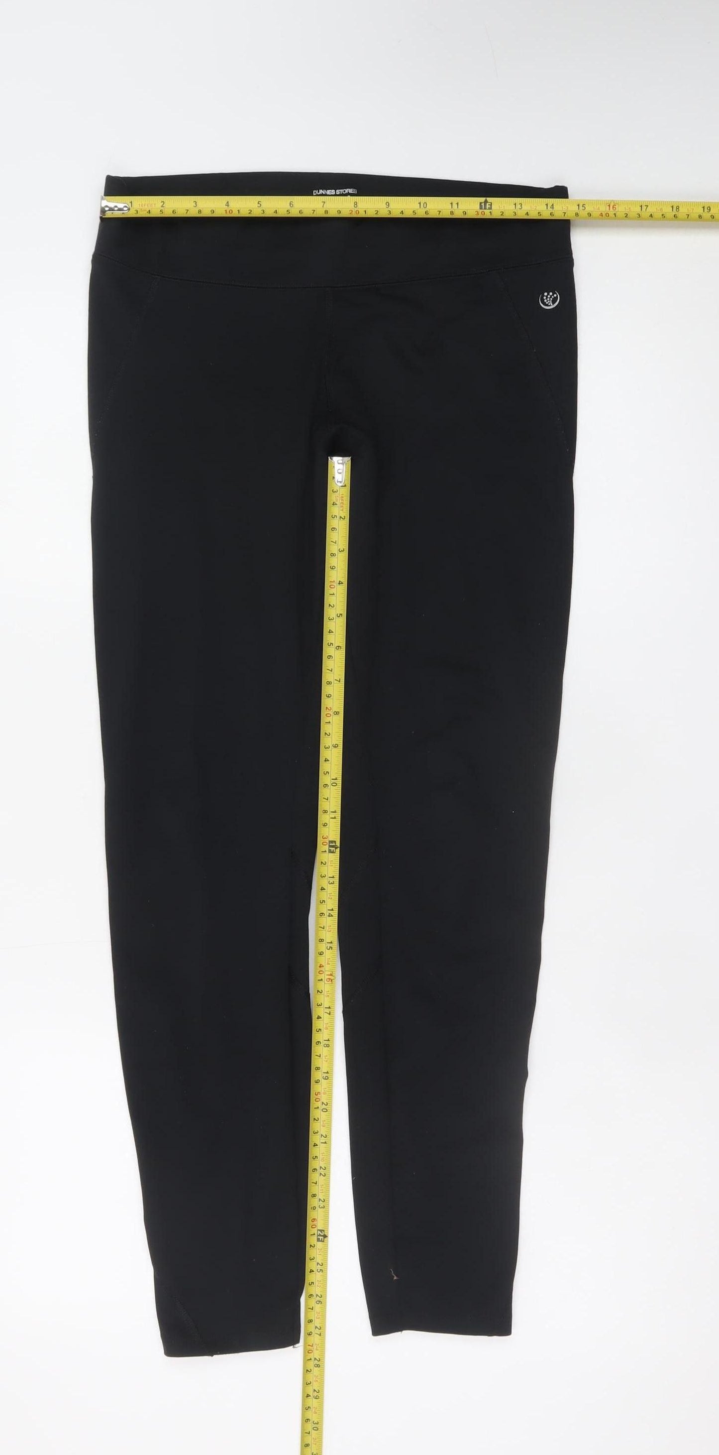 Dunnes Stores Women Black Medium Ankle Leggings Performance Sport