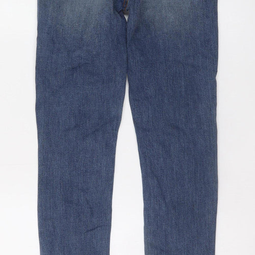Eunina Womens Blue Skinny Jeans Size 7 Stretch Denim Mid Rise