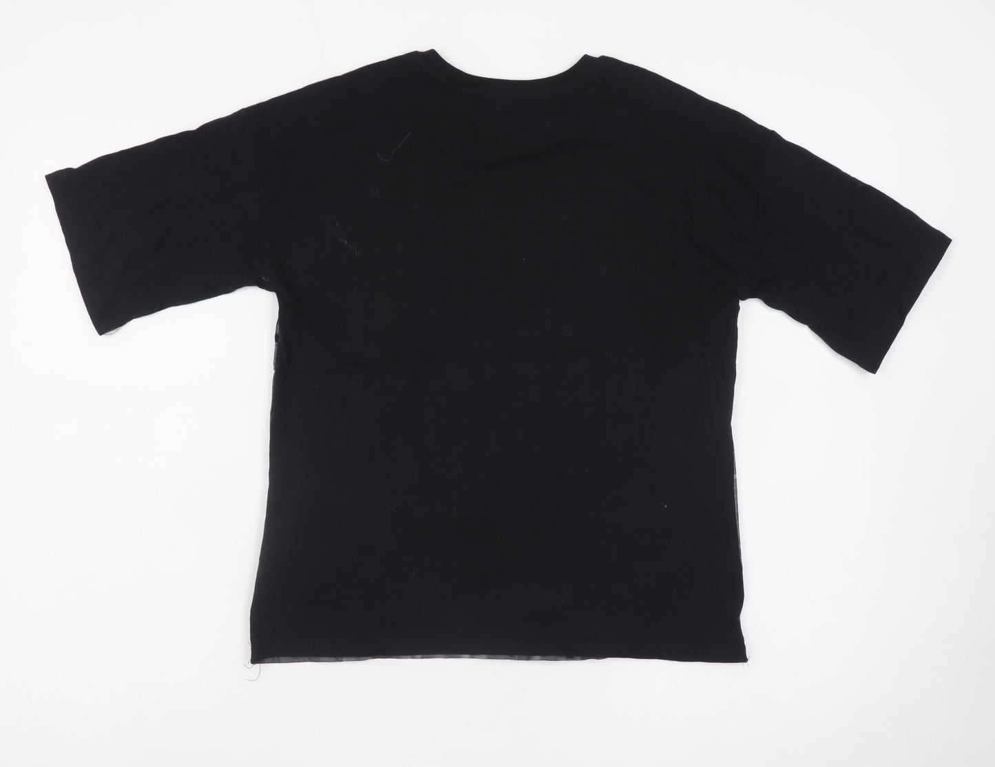 Wednesday Black Graphic T-Shirt for Girls 11-12 Years Gothic Style