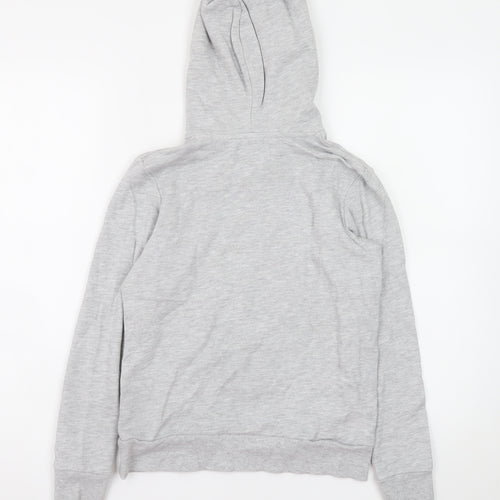 Jack & Jones Boys Grey Hoodie 152cm Cotton Blend Pullover