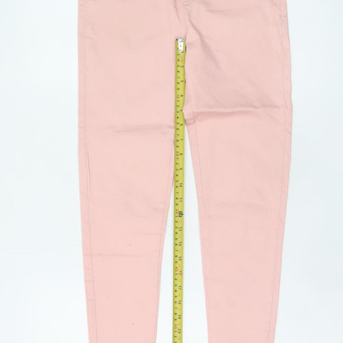 Denim Co Women Pink Skinny Jeans Size 6 Stretch Cotton Blend