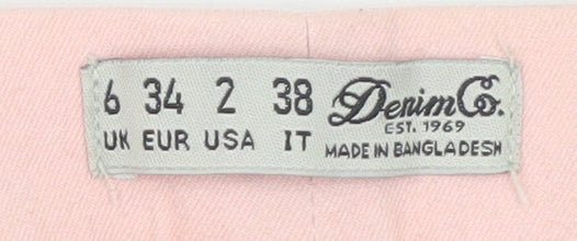 Denim Co Women Pink Skinny Jeans Size 6 Stretch Cotton Blend