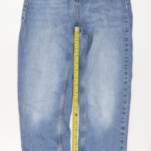 Dunnes Stores Women Blue Size 10 Straight Leg Stretch Denim Jeans