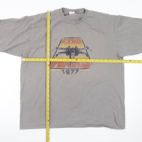 Port & Company Men's Grey XL Star Wars 1977 Graphic T-Shirt