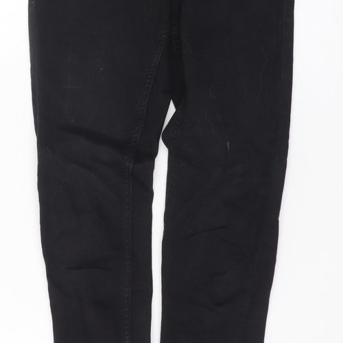 ONLY Blue Denim Women's Black XS Skinny Jeans with Ankle Zip