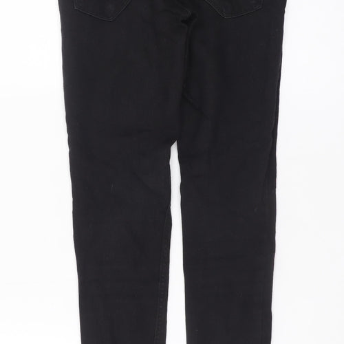 ONLY Blue Denim Women's Black XS Skinny Jeans with Ankle Zip