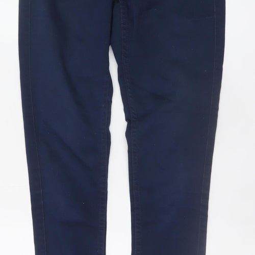 Pieces Women's Blue High Rise Jegging XS Slim Fit Jeans