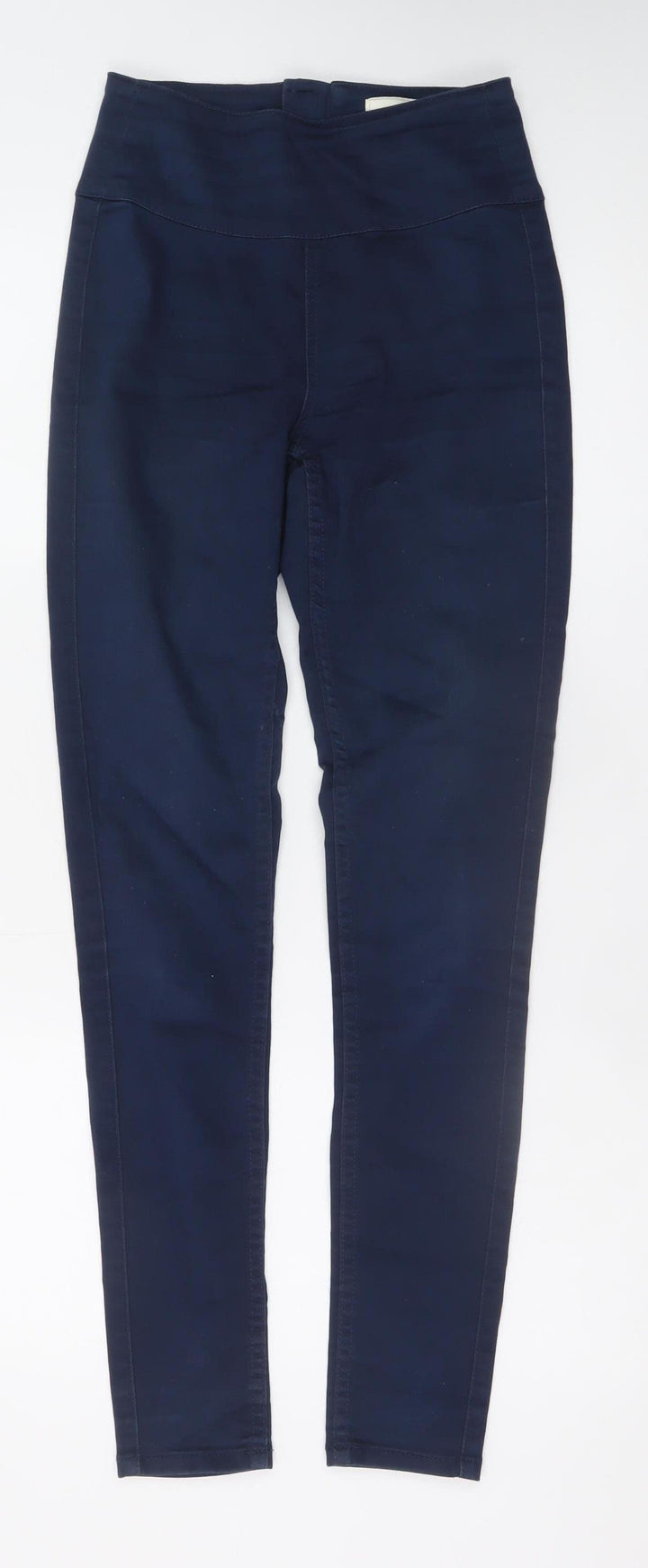 Pieces Women's Blue High Rise Jegging XS Slim Fit Jeans