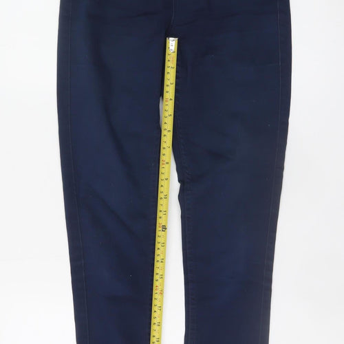 Pieces Women's Blue High Rise Jegging XS Slim Fit Jeans