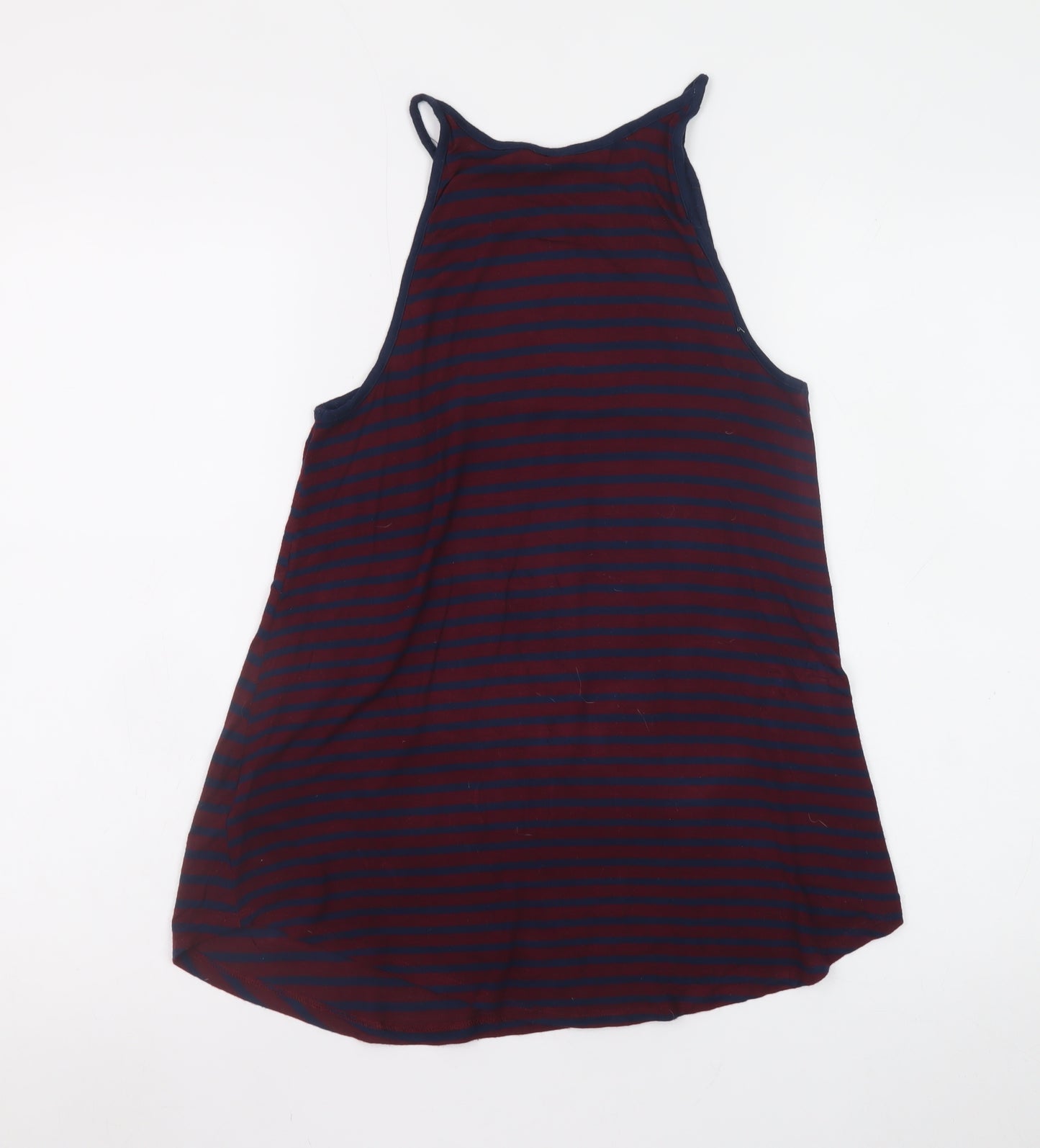 Bluenotes Women's Multicoloured Striped Tank Top S Jersey Cotton
