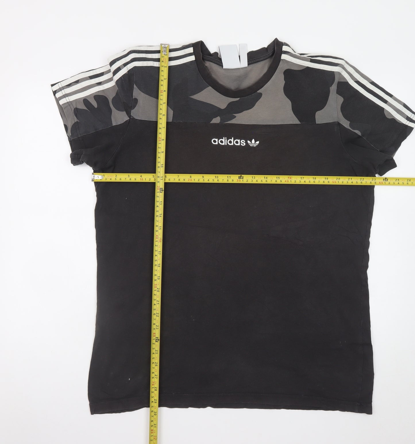Adidas Men's Black Camouflage XL Short Sleeve Sports T-Shirt