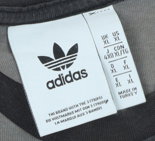 Adidas Men's Black Camouflage XL Short Sleeve Sports T-Shirt