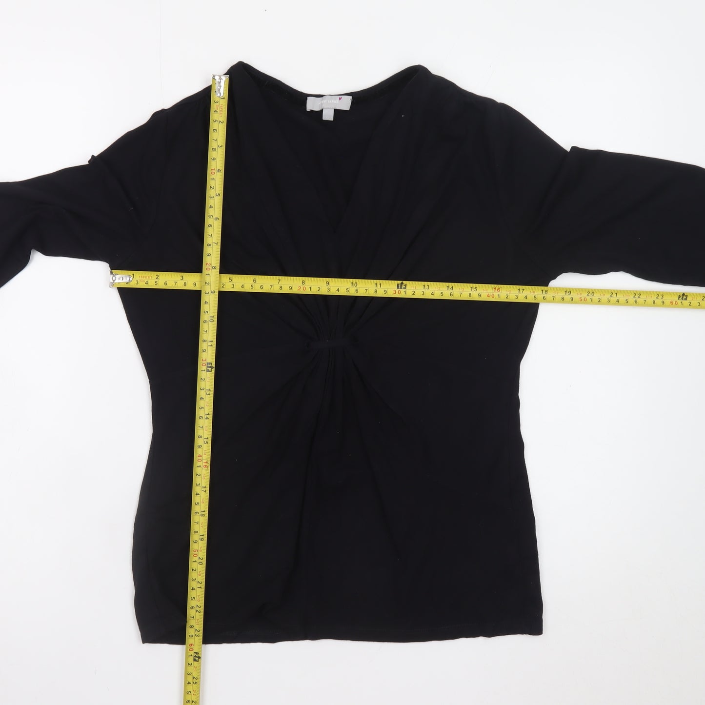 Marks and Spencer Per Una Black Wrap Blouse Women Size 12
