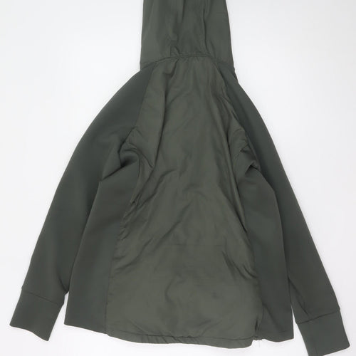 Dunnes Stores Men's Green Hooded Softshell Jacket L Regular