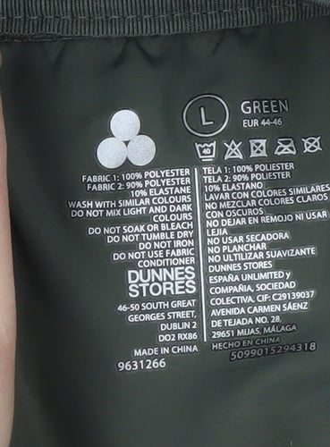 Dunnes Stores Men's Green Hooded Softshell Jacket L Regular