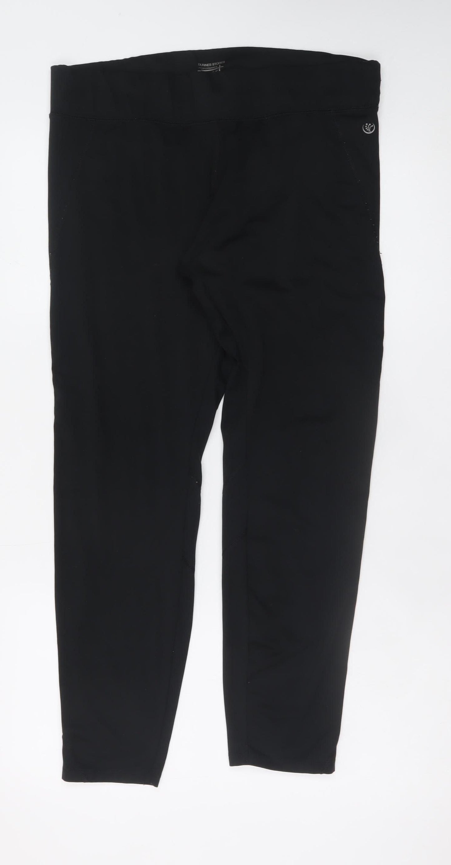 Dunnes Stores Women Black Large Performance Sport Leggings