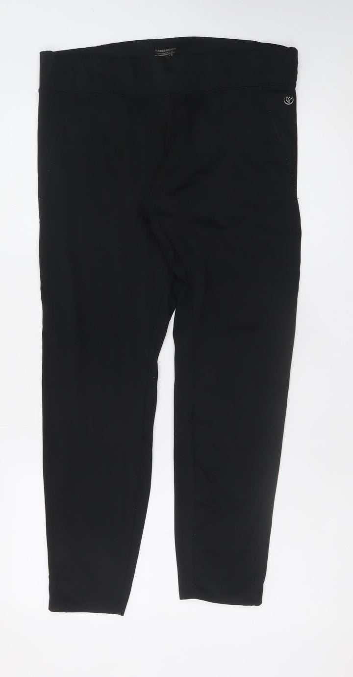 Dunnes Stores Women Black Large Performance Sport Leggings