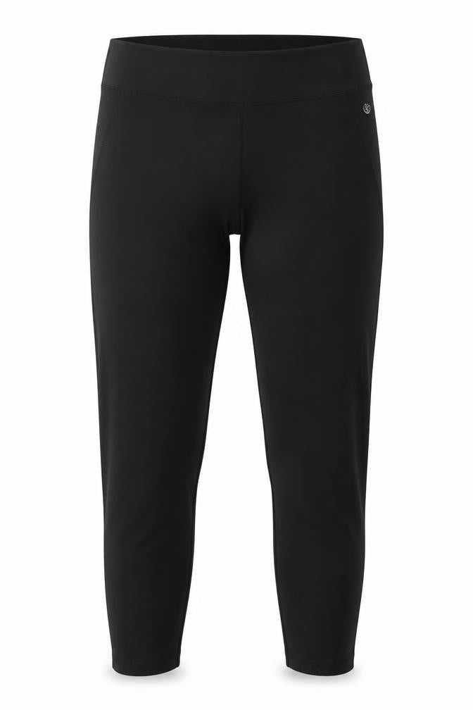 Front view of Dunnes Women Black Large Performance Sport Leggings
