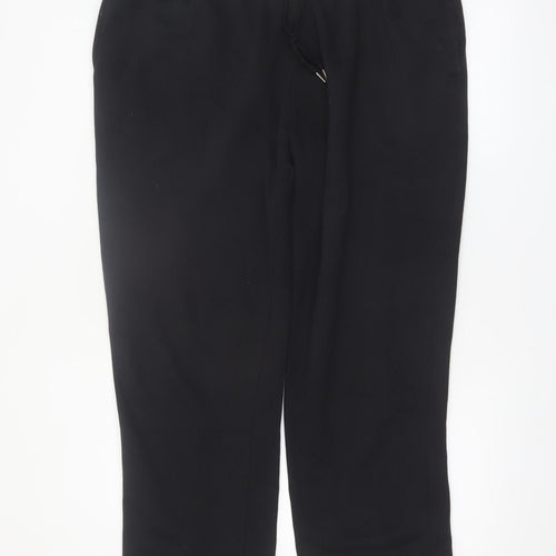 Dunnes Women’s Black 2XL Fleece Sweatpants with Drawstring Waist