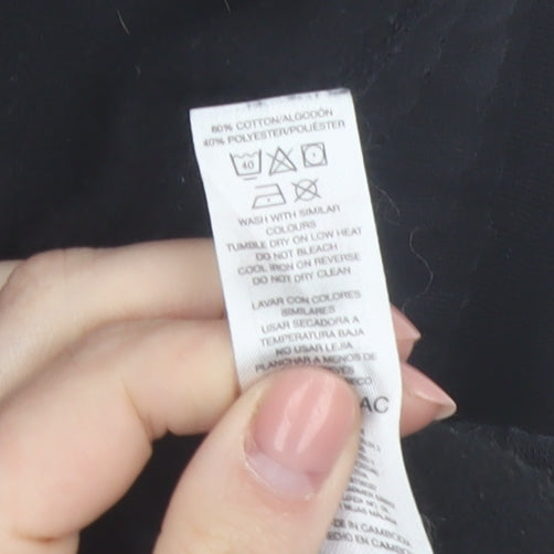 Dunnes Women’s Black 2XL Fleece Sweatpants with Drawstring Waist