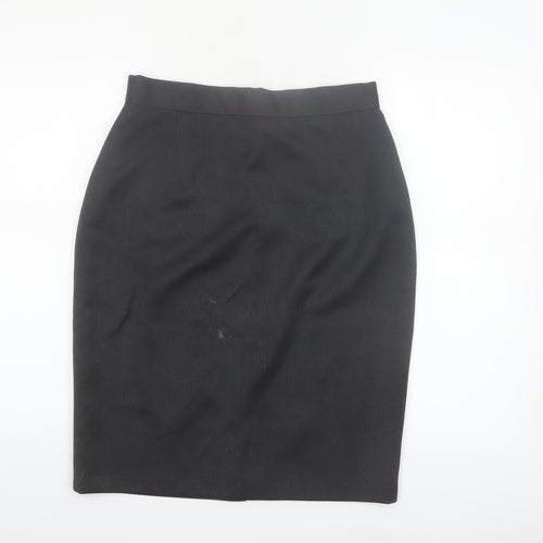 St Bernard Women's Black Size 14 Pencil Skirt Workwear Formal