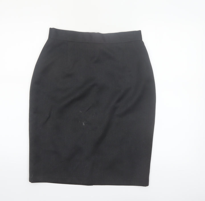 St Bernard Women's Black Size 14 Pencil Skirt Workwear Formal