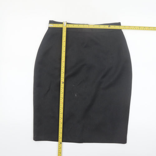 St Bernard Women's Black Size 14 Pencil Skirt Workwear Formal