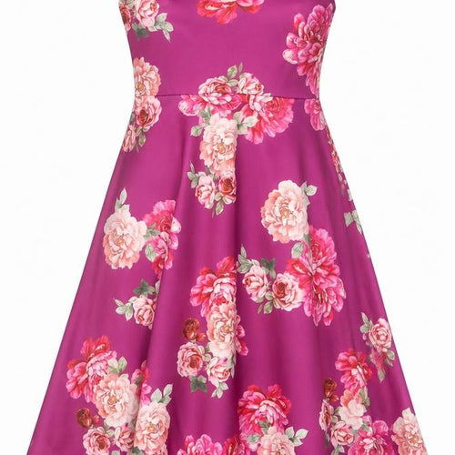 Boohoo Women’s Pink Floral Off Shoulder Fit & Flare Dress Size 8