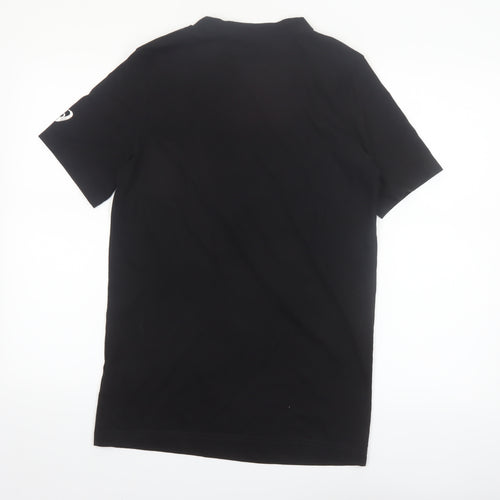 ASICS Men's Black Short Sleeve Graphic Running T-Shirt Size M