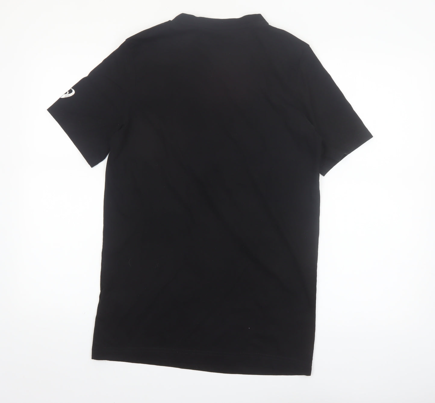 ASICS Men's Black Short Sleeve Graphic Running T-Shirt Size M
