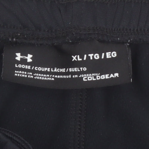 Under Armour Men Black XL ColdGear Joggers Tapered Fit