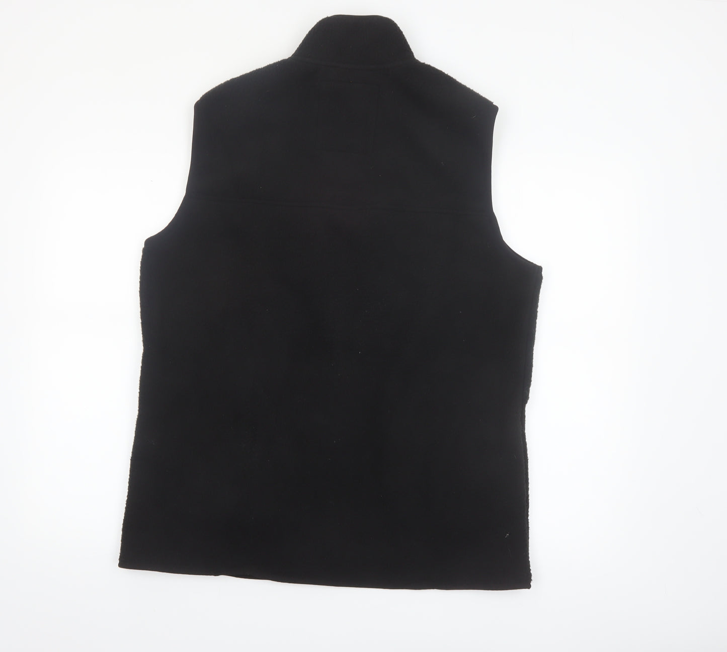 Threadbare Mens Black Fleece Bodywarmer Waistcoat Size M Outdoor Hiking