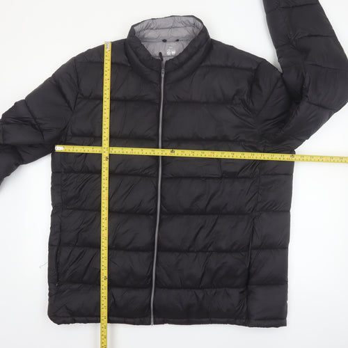 Dunnes Stores Men's Black 2XL Puffer Jacket Water Resistant