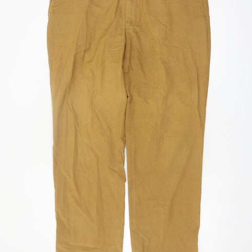 Marks and Spencer Men’s Beige Chino Trousers 38W 31L Cotton Cashmere