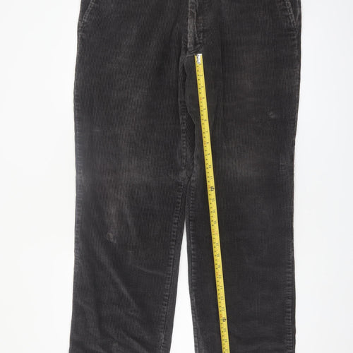 Marks and Spencer Blue Harbour Men's Grey Corduroy Trousers 38W 31L