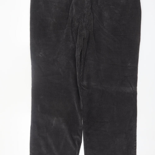 Marks and Spencer Blue Harbour Men's Grey Corduroy Trousers 38W 31L