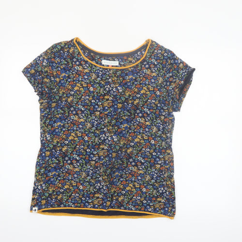 Brakeburn Women's Multicoloured Floral Cotton T-Shirt Size 12