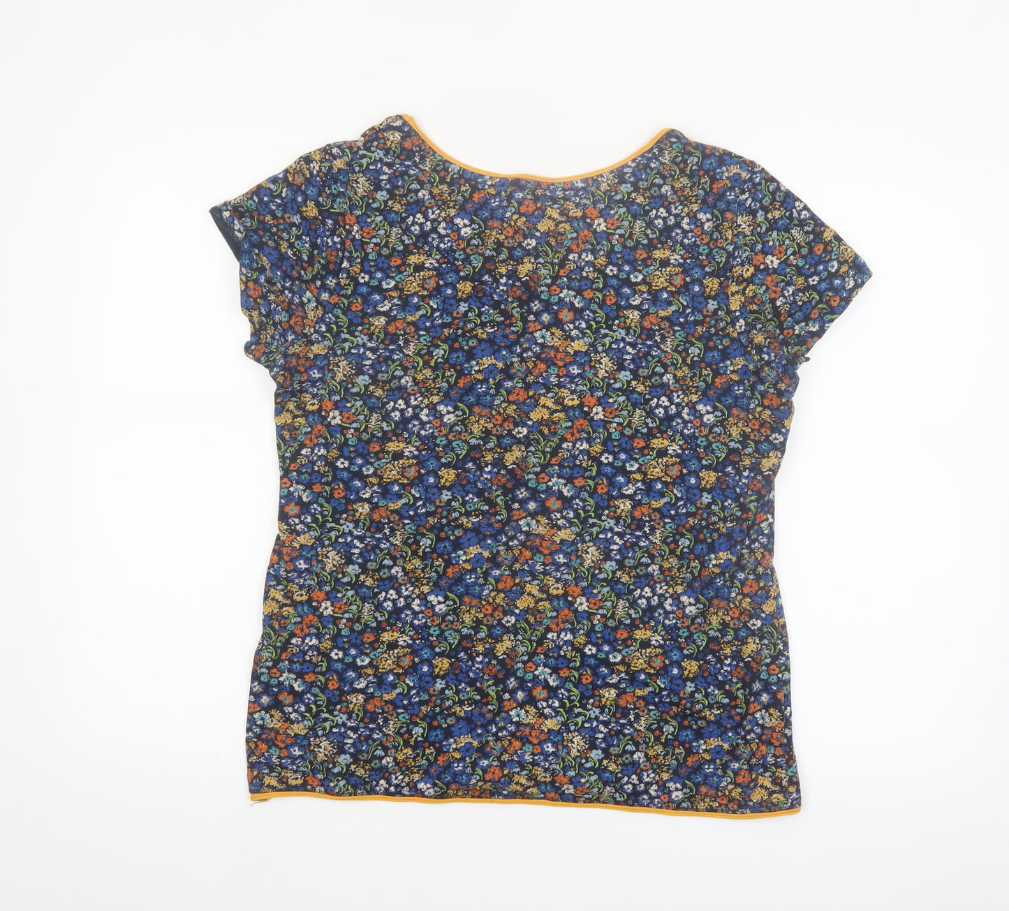 Brakeburn Women's Multicoloured Floral Cotton T-Shirt Size 12
