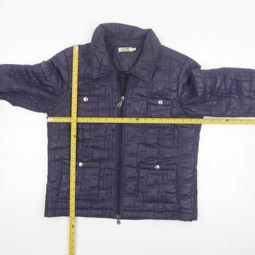 Long Island Women’s Blue Quilted Polyester Jacket Size M