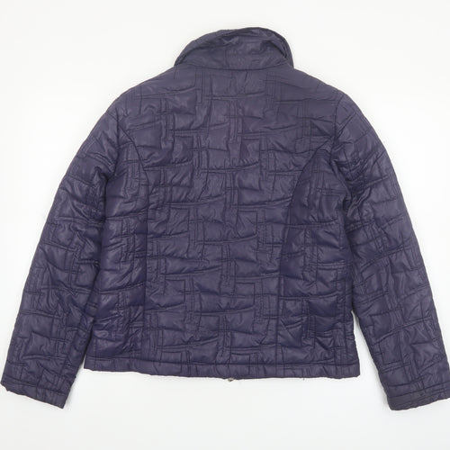 Long Island Women’s Blue Quilted Polyester Jacket Size M